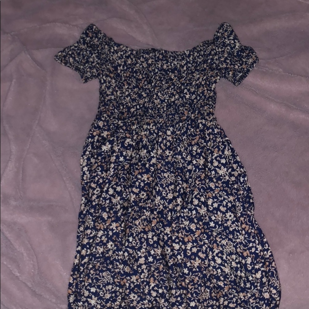Floral off the shoulder dress